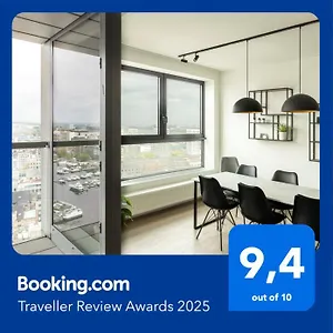  Appartement Uniek - Mooiste En Hoogste Uitzicht Op Antwerpen! - Incl Gratis Parking